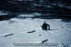 Mike sliding down from the White Rock behind our Chugiak Homestead 1962-a.jpg (109310 bytes)