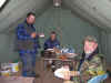 Kirk Patti Terry in tent 2-2008.jpg (124584 bytes)