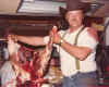 Mike with Deer meat Oct 1977.jpg (199691 bytes)